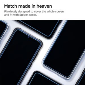 Apsauginis stiklas telefonui Samsung Galaxy S24 / S25 Spigen Glas.tr "EZ Fit" 2-Pack skaidrus - Image 13