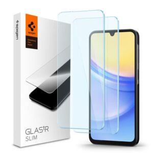 Spigen Glas.TR Slim 2-Pack - Apsauginis stiklas skirtas Samsung Galaxy A15 4/5G / A25 5G / M15 5G (2 pcs) - Image 7