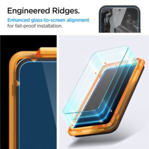 Apsauginis stiklas Google Pixel 8A Spigen ALM Glas.tr 2-pack skaidrus - Image 8
