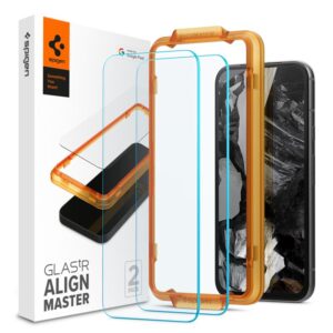 Apsauginis stiklas Google Pixel 8A Spigen ALM Glas.tr 2-pack skaidrus - Image 5