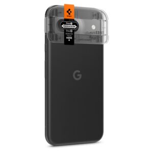 Spigen Optik.TR EZ Fit Camera Lens Protector 2-Pack - Lens protection glass for Google Pixel 8A (2 pcs) (Black) - Image 8