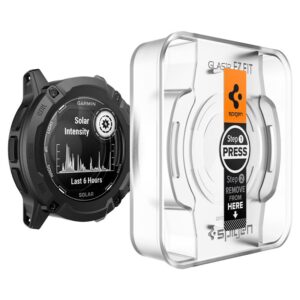 Spigen GLAS.TR EZ FIT 2-Pack - Tempered glass for Garmin Instinct 2X Solar (2 pcs) - Image 8