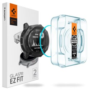Spigen GLAS.TR EZ FIT 2-Pack - Tempered glass for Garmin Instinct 2X Solar (2 pcs) - Image 7