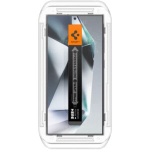 Apsauginis stiklas telefonui Samsung Galaxy S24 Ultra Spigen Glas.tr "EZ Fit" Privacy 2-pack - Image 18