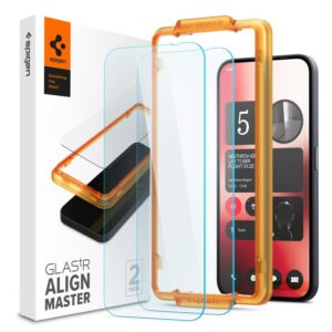 Spigen Alm Glas.TR 2-Pack - Apsauginis stiklas skirtas Nothing Phone 2a / 2a Plus (Transparent) - Image 7