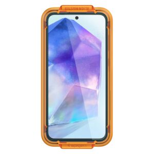 Apsauginis stiklas Samsung Galaxy A55 5G Spigen ALM Glas.tr 2-pack skaidrus - Image 12