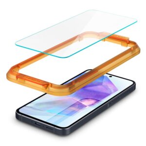 Apsauginis stiklas Samsung Galaxy A55 5G Spigen ALM Glas.tr 2-pack skaidrus - Image 14