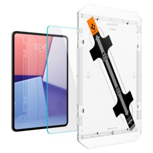 Apsauginis stiklas planšetiniam kompiuteriui Apple iPad Pro 13.0 2024 Spigen Glas.tr "Ez Fit" skaidrus - Image 11