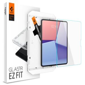 Apsauginis stiklas planšetiniam kompiuteriui Apple iPad Pro 13.0 2024 Spigen Glas.tr "Ez Fit" skaidrus - Image 8