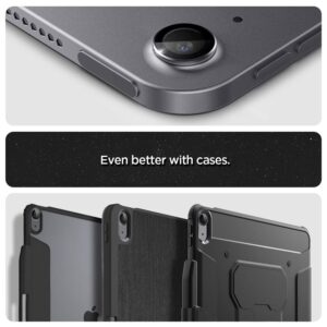 Spigen Glass tR EZ Fit Optik Pro 2 Pack, space pilkos spalvos - Apple iPad Air 11"/13" 2024/2025/2026 - Image 2