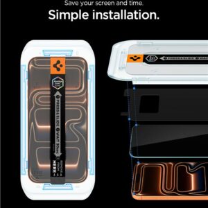 Spigen Glas.tR EZ Fit Apple iPhone 16 Pro Max / 17 Pro Max - 2 vnt. - Image 11