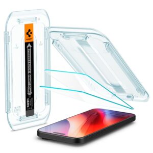 Spigen Glas.tR EZ Fit Apple iPhone 16 Pro / 17 / 17 Pro - 2 vnt. - Image 10