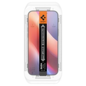 Spigen Glas.tR EZ Fit Apple iPhone 16 Pro / 17 / 17 Pro - 2 vnt. - Image 17