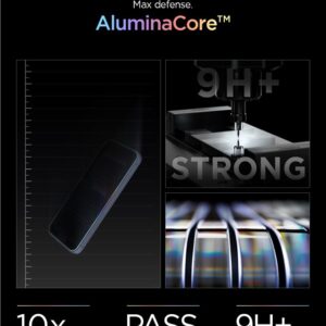 Apsauginis stiklas Apple iPhone 16 Pro / 17 / 17 Pro Spigen Glas.tr "EZ Fit" Privacy 2-pack - Image 11