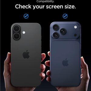 Apsauginis stiklas Apple iPhone 16 Pro / 17 / 17 Pro Spigen Glas.tr "EZ Fit" Privacy 2-pack - Image 13