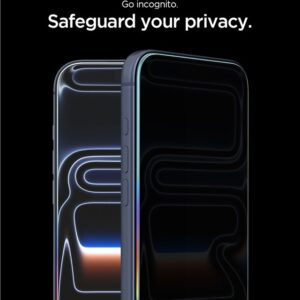 Apsauginis stiklas Apple iPhone 16 Pro / 17 / 17 Pro Spigen Glas.tr "EZ Fit" Privacy 2-pack - Image 18