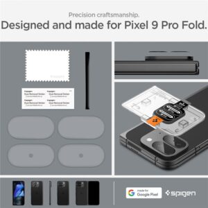 Spigen Glass tR EZ Fit Optik 2 Pack, crystal clear - Google Pixel 9 Pro Fold - Image 4