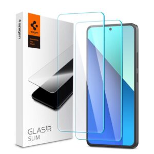 Spigen Glas.TR Slim 2-Pack - Apsauginis stiklas skirtas Xiaomi Redmi Note 13 4G / LTE (2 pieces) - Image 7