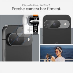 Spigen Glass tR EZ Fit Optik 2 Pack, crystal clear - Google Pixel 9 - Image 9