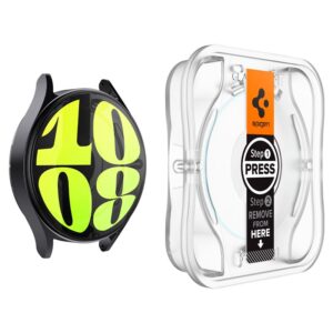 Apsauginis stiklas Samsung Galaxy Watch 7 (40mm) Spigen GLAS.TR ”EZ-FIT” 2-pack Clear - Image 4