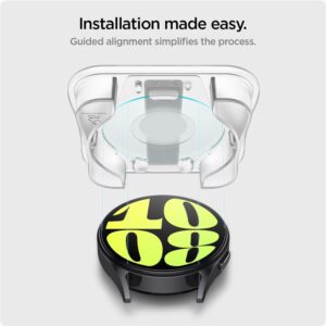 Apsauginis stiklas Samsung Galaxy Watch 7 (40mm) Spigen GLAS.TR ”EZ-FIT” 2-pack Clear - Image 9