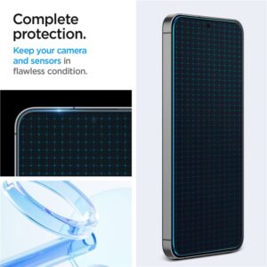 Apsauginis stiklas Samsung Galaxy S24 FE Spigen Glas.tr "EZ Fit" 2-Pack Clear - Image 12