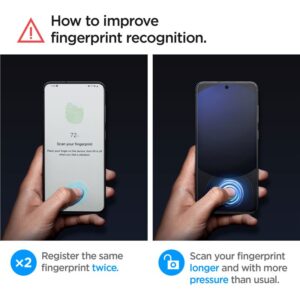 Apsauginis stiklas Samsung Galaxy S24 FE Spigen Glas.tr "EZ Fit" 2-Pack Clear - Image 15