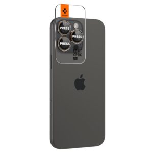 Spigen OPTIK PRO GLAS.TR ”EZ FIT” CAMERA PROTECTOR 2-PACK Apple iPhone 16 PRO / PRO MAX DESERT TITANIUM - Image 16