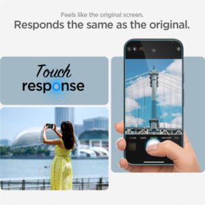 Spigen Glas.TR "Ez Fit" apsauginis stiklas 2-pack for Google Pixel 9A - Clear - Image 19