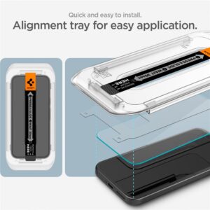 Spigen Glas.TR "Ez Fit" apsauginis stiklas 2-pack for Google Pixel 9A - Clear - Image 12