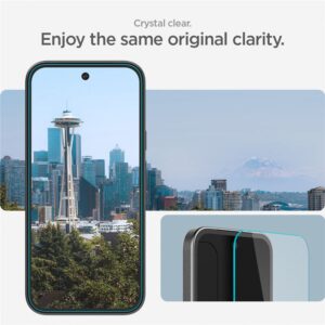 Spigen Glas.TR "Ez Fit" apsauginis stiklas 2-pack for Google Pixel 9A - Clear - Image 17