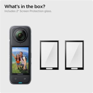 Spigen Glass tR SLIM S2P, juodos spalvos - Insta 360 X4 - Image 4