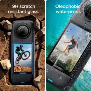 Spigen Glass tR SLIM S2P, juodos spalvos - Insta 360 X4 - Image 5