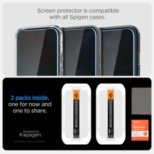 Spigen Glas.TR "Ez Fit" Privacy HD 2-pack privacy glass Google Pixel 9 / 9 Pro - Image 11