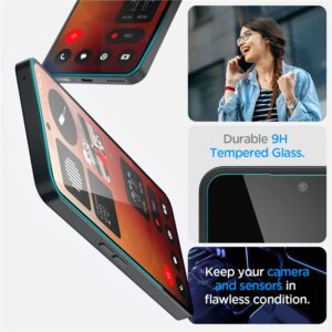 Spigen Glas.tR EZ Fit apsauginis tiklas skirtas Nothing Phone 3A / 3A Pro - skaidrus - Image 7