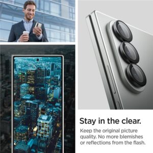 Juoda kameros apsauga Samsung Galaxy Fold 7 telefonui "Spigen Optik Pro HD GLAS.TR ”EZ FIT” 2-Pack" - Image 19