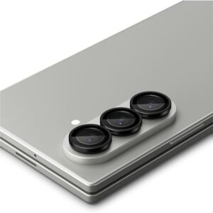 Juoda kameros apsauga Samsung Galaxy Fold 7 telefonui "Spigen Optik Pro HD GLAS.TR ”EZ FIT” 2-Pack" - Image 21