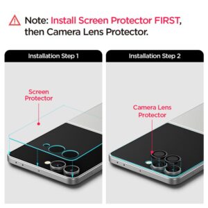 Juoda kameros apsauga Samsung Galaxy Flip 7 telefonui "Spigen Optik Pro HD GLAS.TR ”EZ FIT” 2-Pack" - Image 21