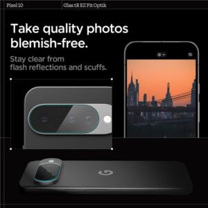 Spigen Optik Glas.tR Camera Protector 2-pack skirta Google Pixel 10 - Transparent - Image 12
