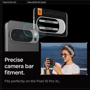 Spigen Optik Glas.tR kameros apsauga 2-pack skirtas Google Pixel 10 Pro XL - Clear - Image 11