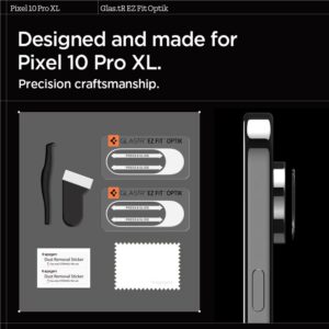 Spigen Optik Glas.tR kameros apsauga 2-pack skirtas Google Pixel 10 Pro XL - Clear - Image 15