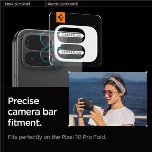 Spigen Glass tR EZ Fit Optik 2 Pack, crystal clear - Google Pixel 10 Pro Fold - Image 7