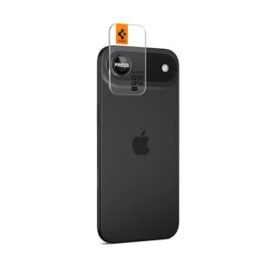 Spigen Optik Pro Glas.tR ”EZ FIT” kameros apsauga 2-pack skirtas Apple iPhone Air - Black - Image 11