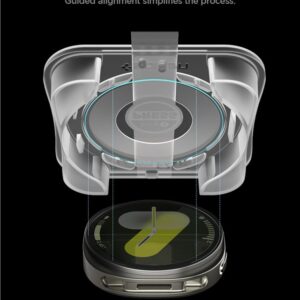 Spigen Glas.TR ”Ez-Fit” apsauginis stiklas skirtas Samsung Galaxy Watch 8 40mm - Transparent - Image 14