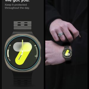 Spigen Glas.TR ”Ez-Fit” apsauginis stiklas skirtas Samsung Galaxy 8 44mm - Transparent - Image 9