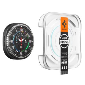 Spigen Glas.TR ”Ez-Fit” apsauginis stiklas skirtas Samsung Galaxy Watch 8 46mm - skaidrus - Image 8