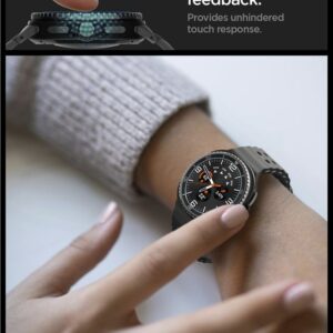 Spigen Glas.TR ”Ez-Fit” apsauginis stiklas skirtas Samsung Galaxy Watch 8 46mm - skaidrus - Image 11