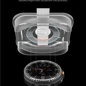 Spigen Glas.TR ”Ez-Fit” apsauginis stiklas skirtas Samsung Galaxy Watch 8 46mm - skaidrus - Image 12