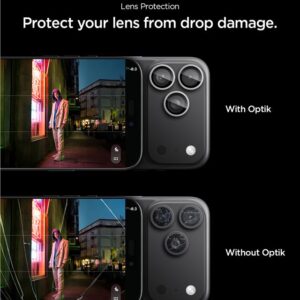 Spigen Optik Pro GLAS.TR ”EZ FIT” kameros apsauga 2-pack skirtas Apple iPhone 16 Pro / Max / 17 Pro / Max - Silver - Image 10