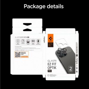 Spigen Glass tR EZ Fit Optik Pro 2 Pack, pilkos spalvos - Apple iPhone 17/16/15/14 Pro / 17/16/15/14 Pro Max - Image 13